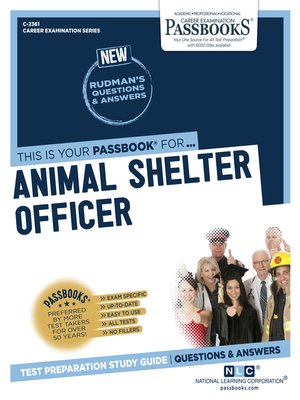 cover image of Animal Shelter Officer
